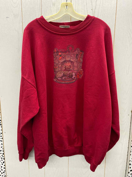 Northern Reflections Red Womens Size 2X/3X Sweatshirt