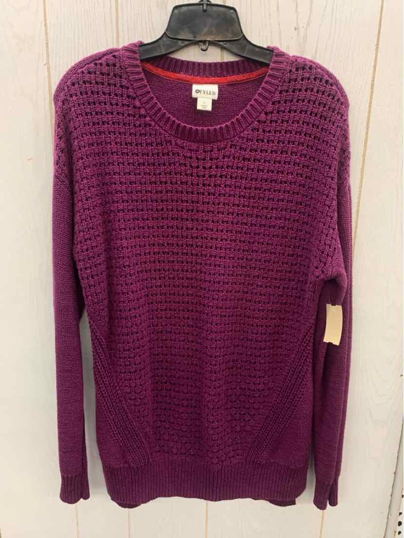 Stylus Purple Womens Size L Sweater