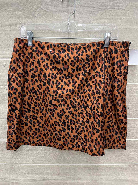 Lady Hagen Size 10 Brown Womens Skirt
