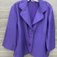 Dressbarn Purple Womens Size 3X Blazer
