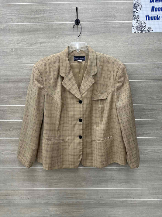 Maggie McNaughton Size 24W Tan Plus Blazer