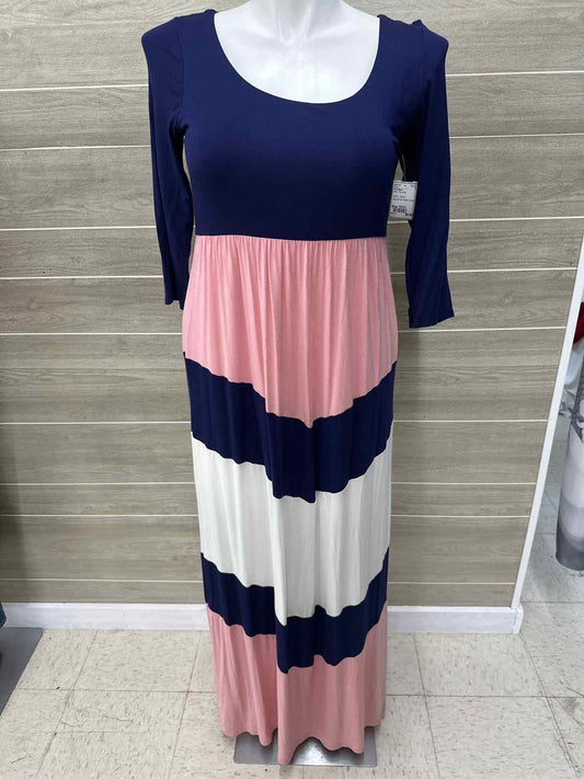 Pink Blush Navy Womens Size 10/12 Dress
