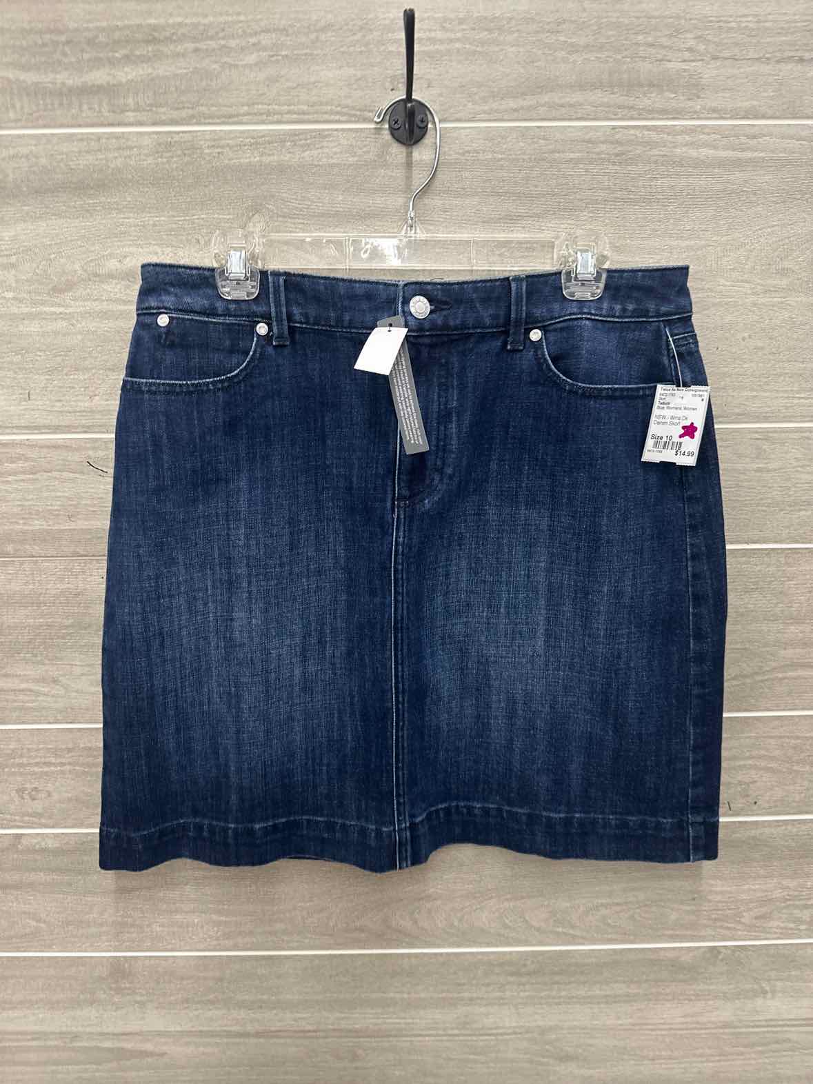 Talbots Size 10 Blue Womens Skirt