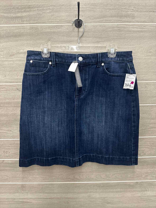 Talbots Size 10 Blue Womens Skirt
