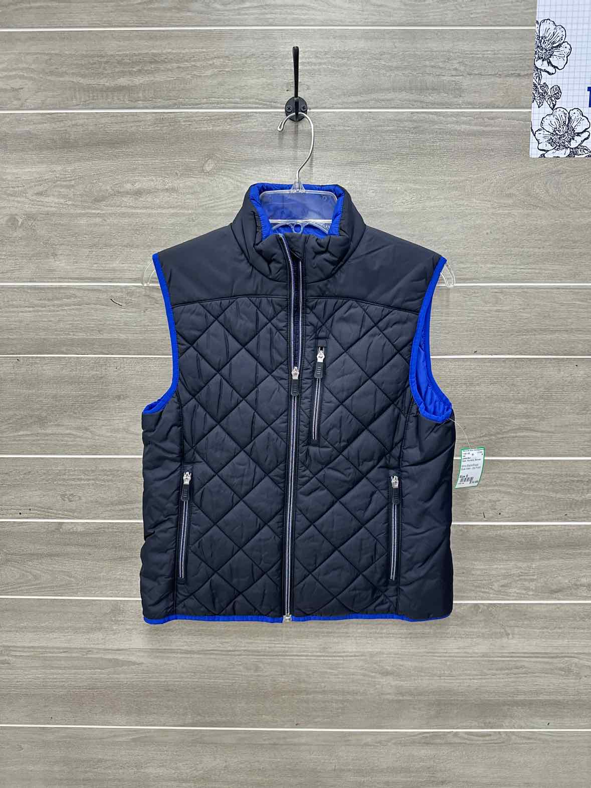 Lands End Size S Black Womens Vest