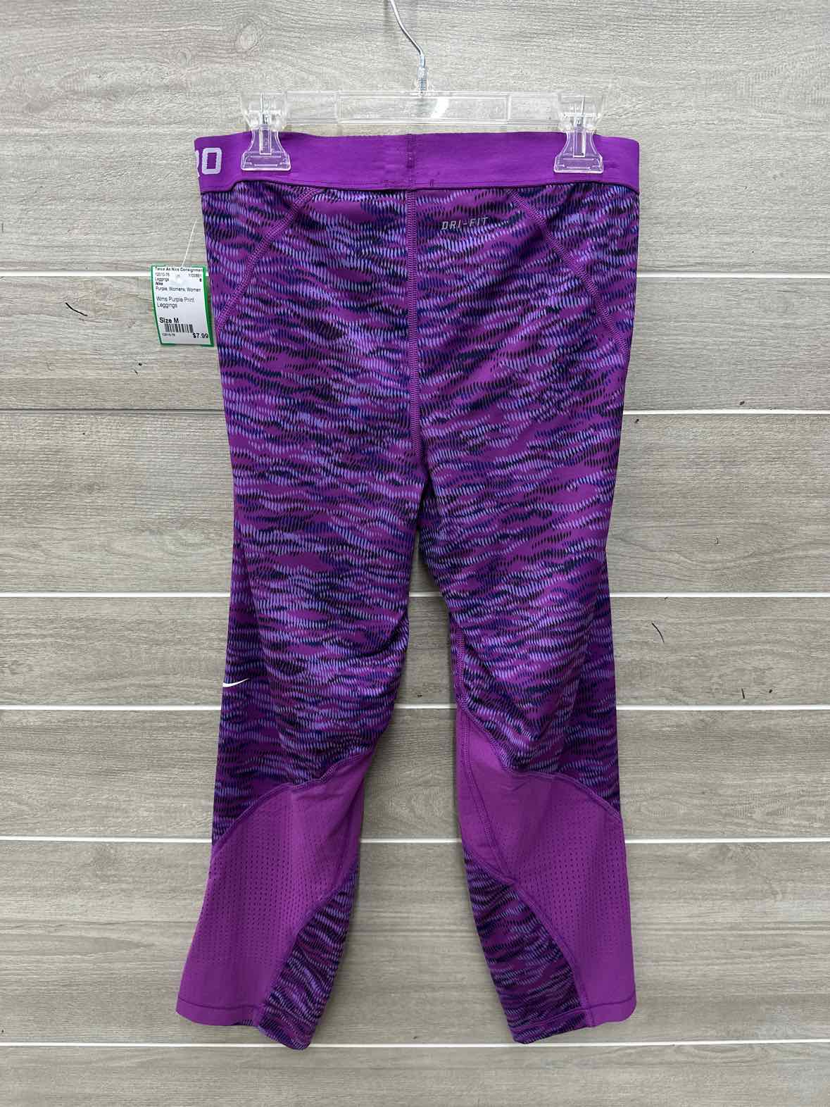Nike Size M Purple Womens Leggings