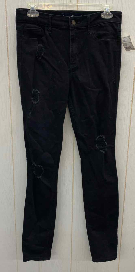 Hollister Black Womens Size 7 Long Jeans