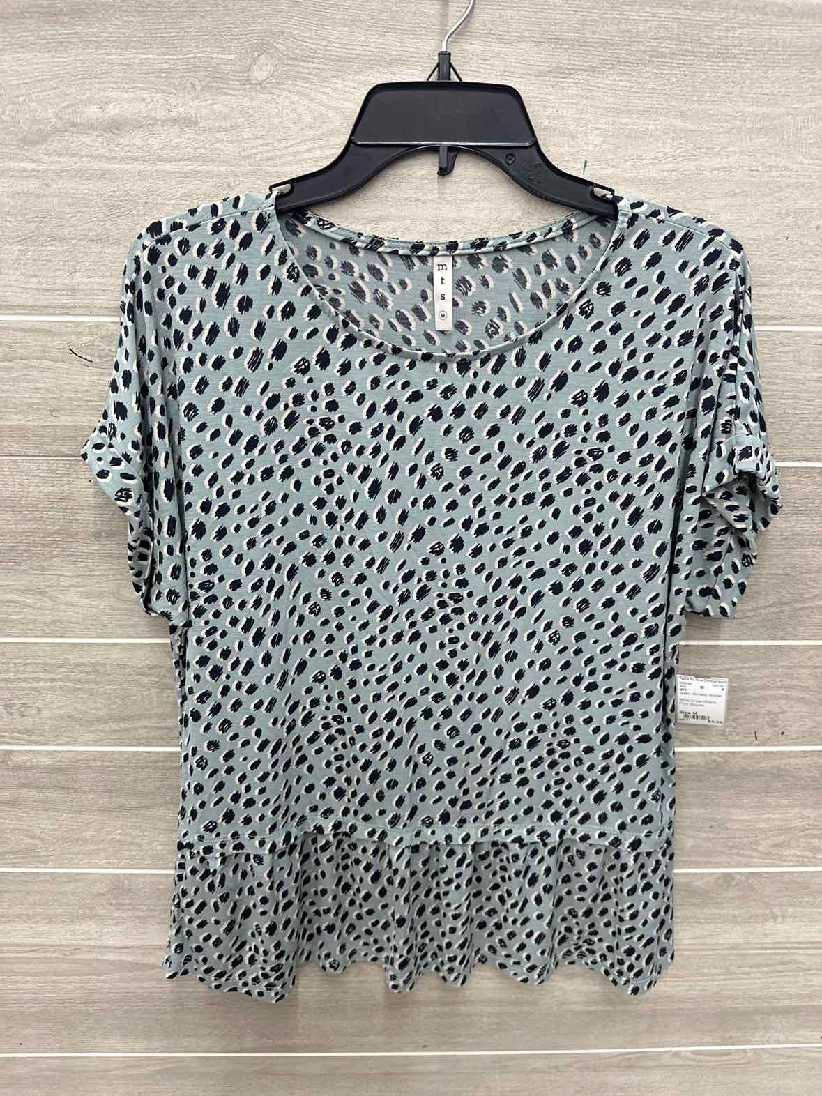 MTS Size M Green Womens Shirt