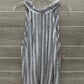 Doe & Rae Size L Gray Womens Tank Top