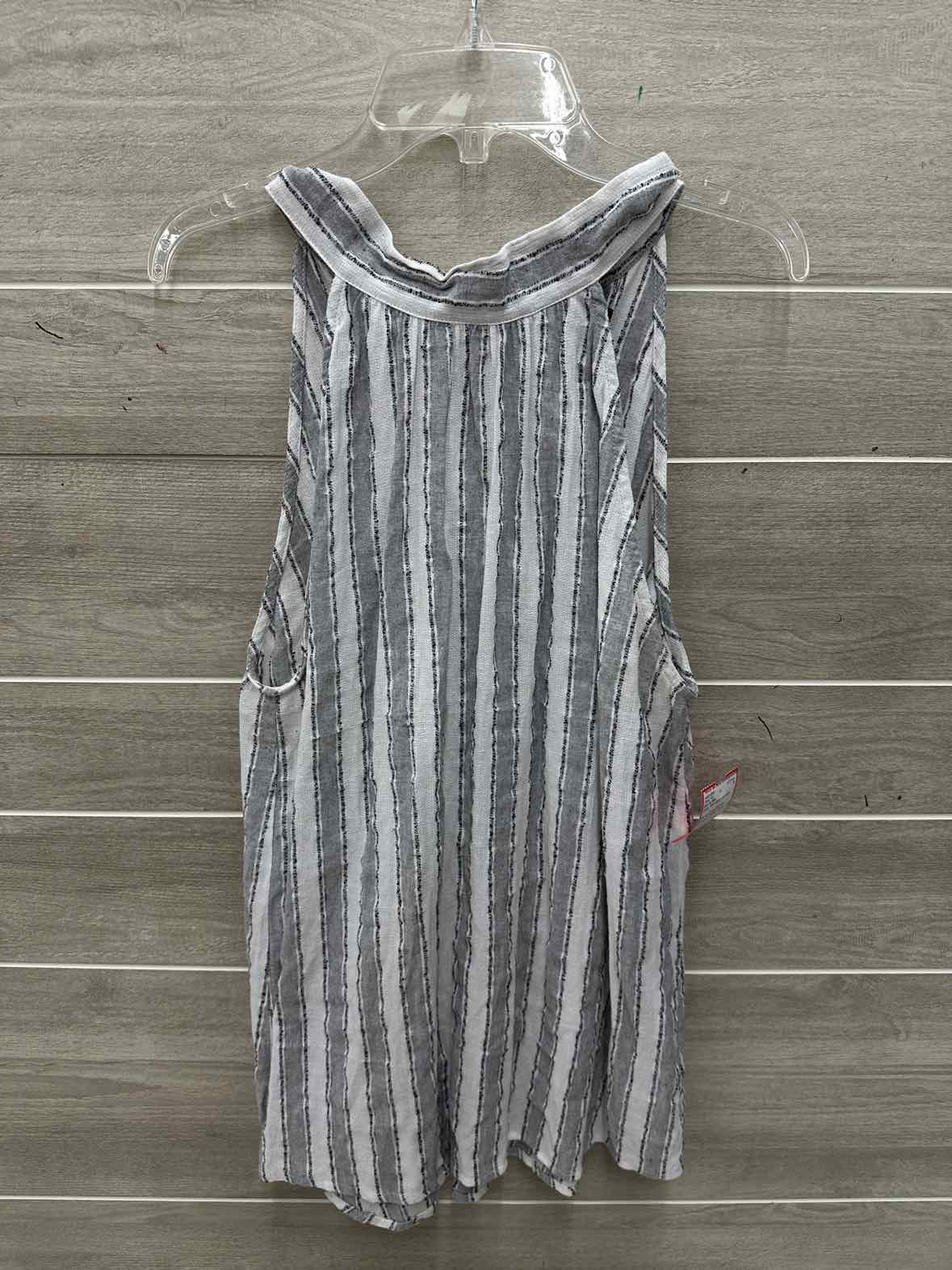 Doe & Rae Size L Gray Womens Tank Top