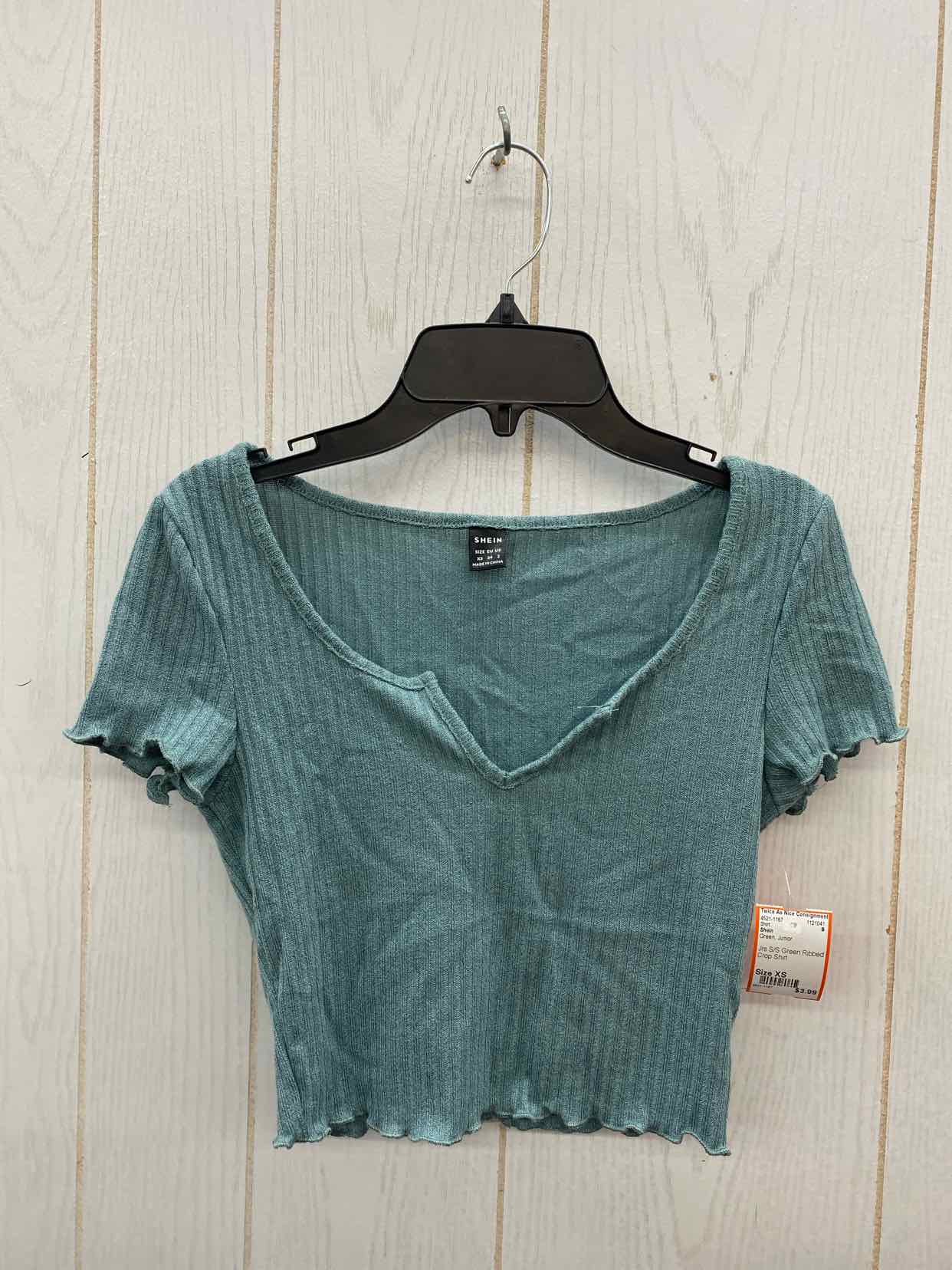 Shein Green Junior Size XS Shirt