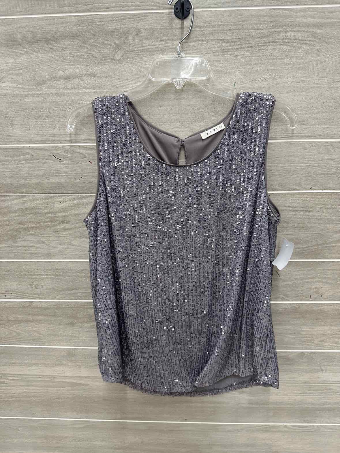 KORI Size M Gray Womens Tank Top