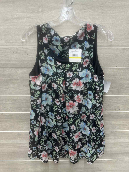 Rafaella Size M Black Womens Tank Top