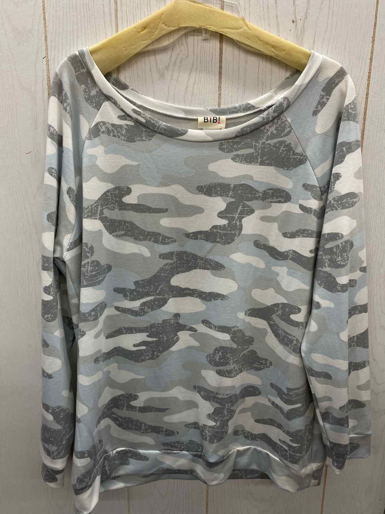 Bibi Gray Womens Size L Shirt