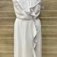 fraiche Size 6 White Womens Dress