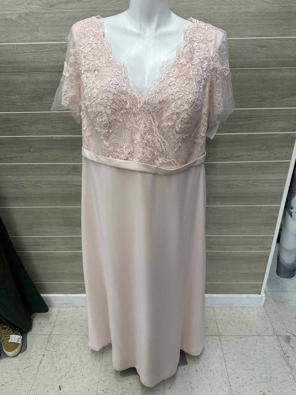 Size 20 Pink Plus Gown/Evening Wear
