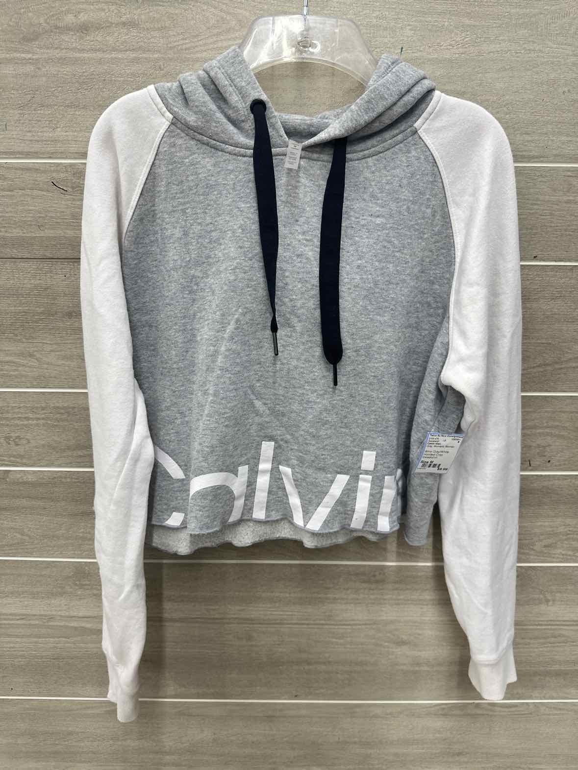 Calvin Klein Size M Gray Womens Sweatshirt
