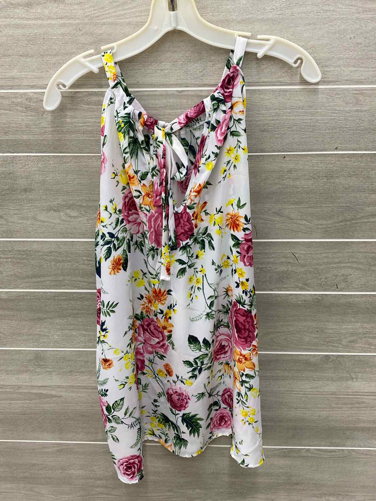 White Womens Size L Tank Top