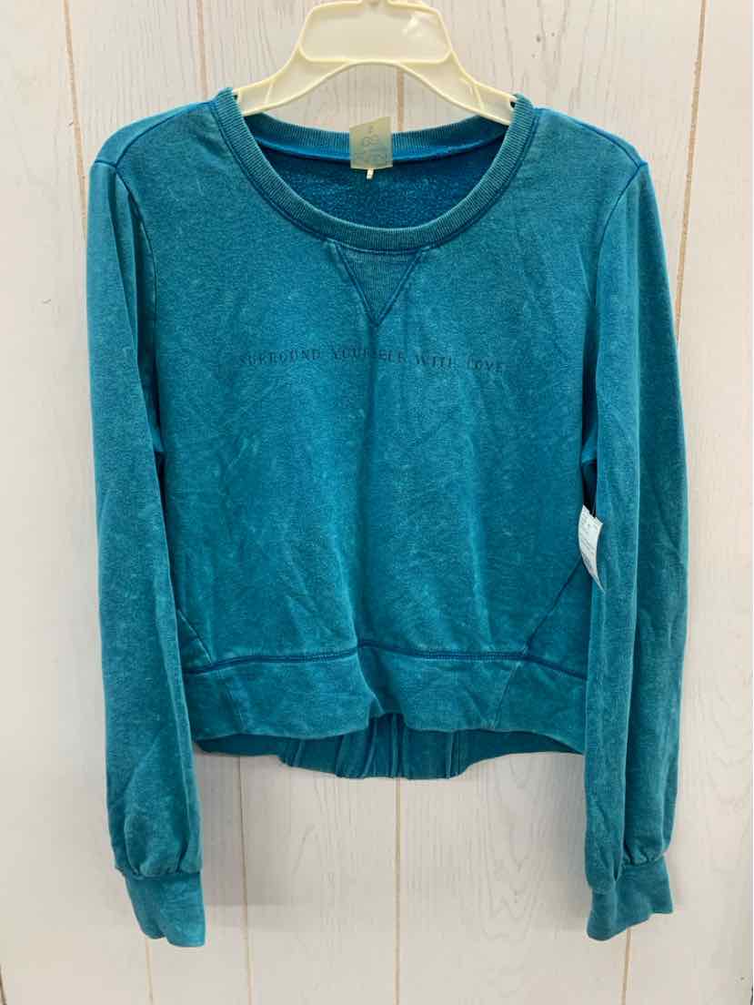 CALIA Teal Womens Size Small Sweatshirt