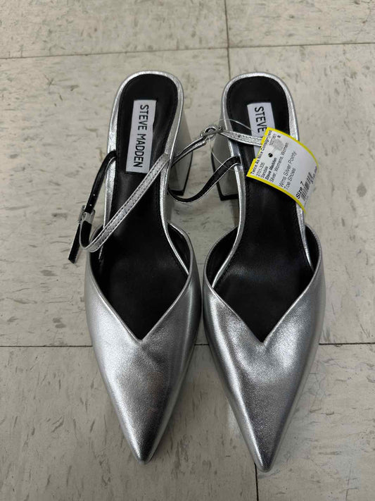 Steve Madden US Shoe Size 7 Silver Womens Sandals