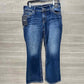 Silver Blue Womens Women Size 10 Short Jeans