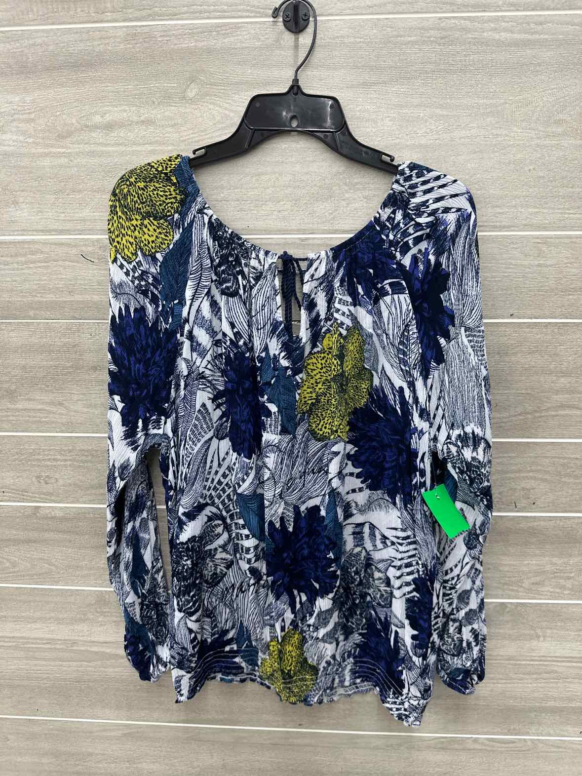 Desigual Size 16/18 Blue Womens Shirt