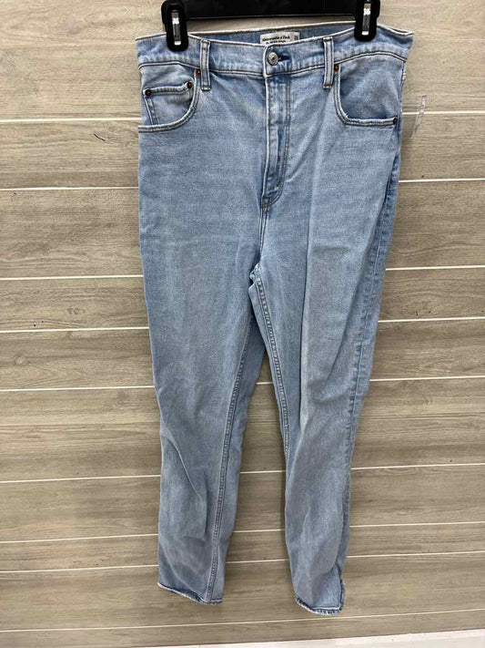 Abercrombie & Fitch Size 12 Long Blue Womens Jeans