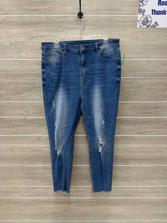 Size 14/16 Blue Womens Jeans