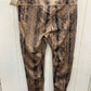 Mono b Brown Womens Size L Leggings