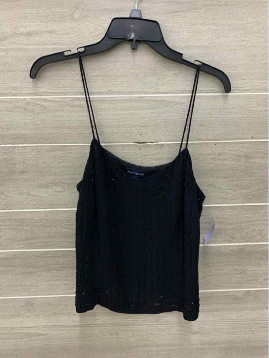 Ann Taylor Black Womens Size Small Tank Top