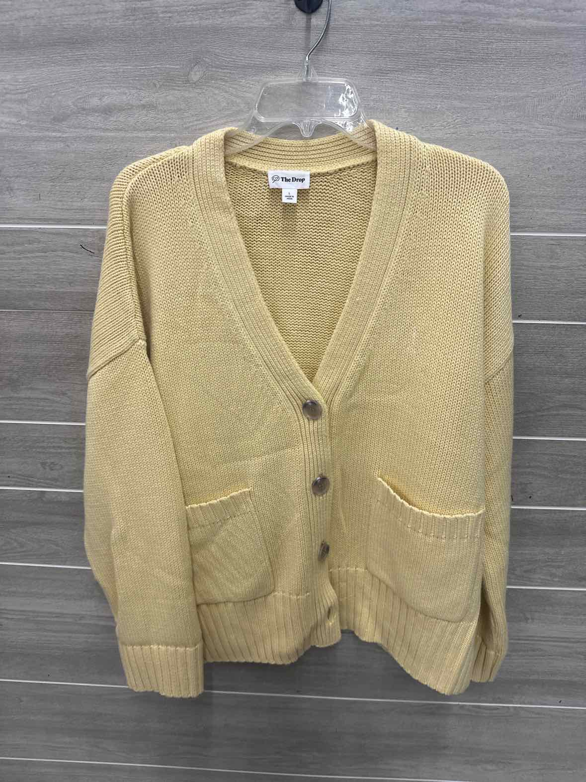 The Drop Size L/XL Yellow Womens Sweater
