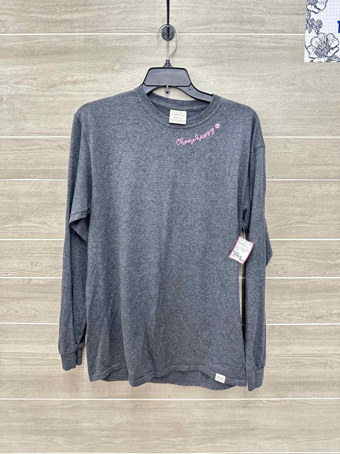Simply Southern Gray Womens Women Size M Shirt
