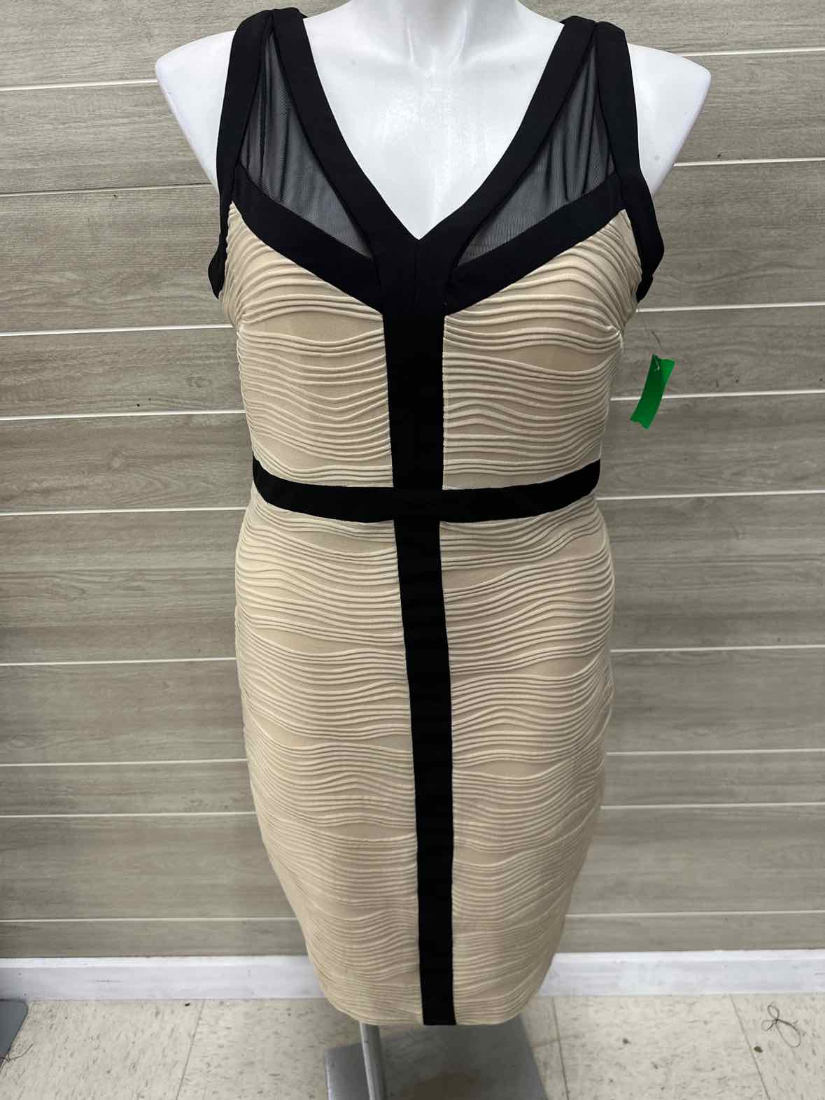 Dressbarn Size 16 Beige Womens Dress