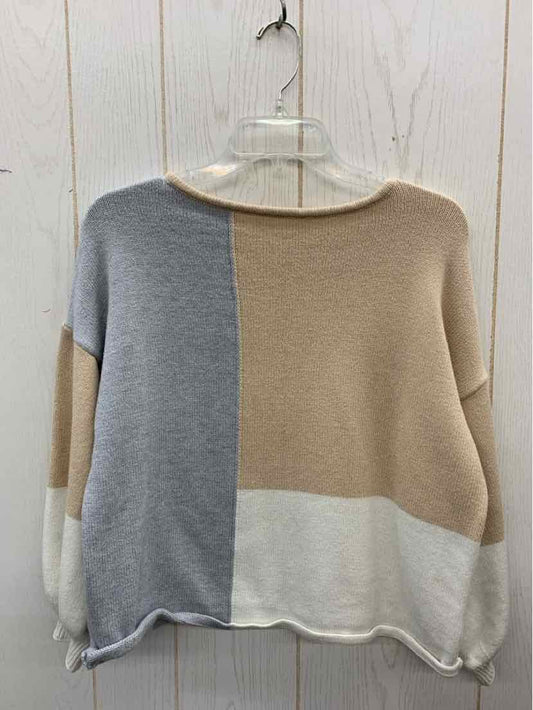 Eccowish Tan Womens Size Small Sweater
