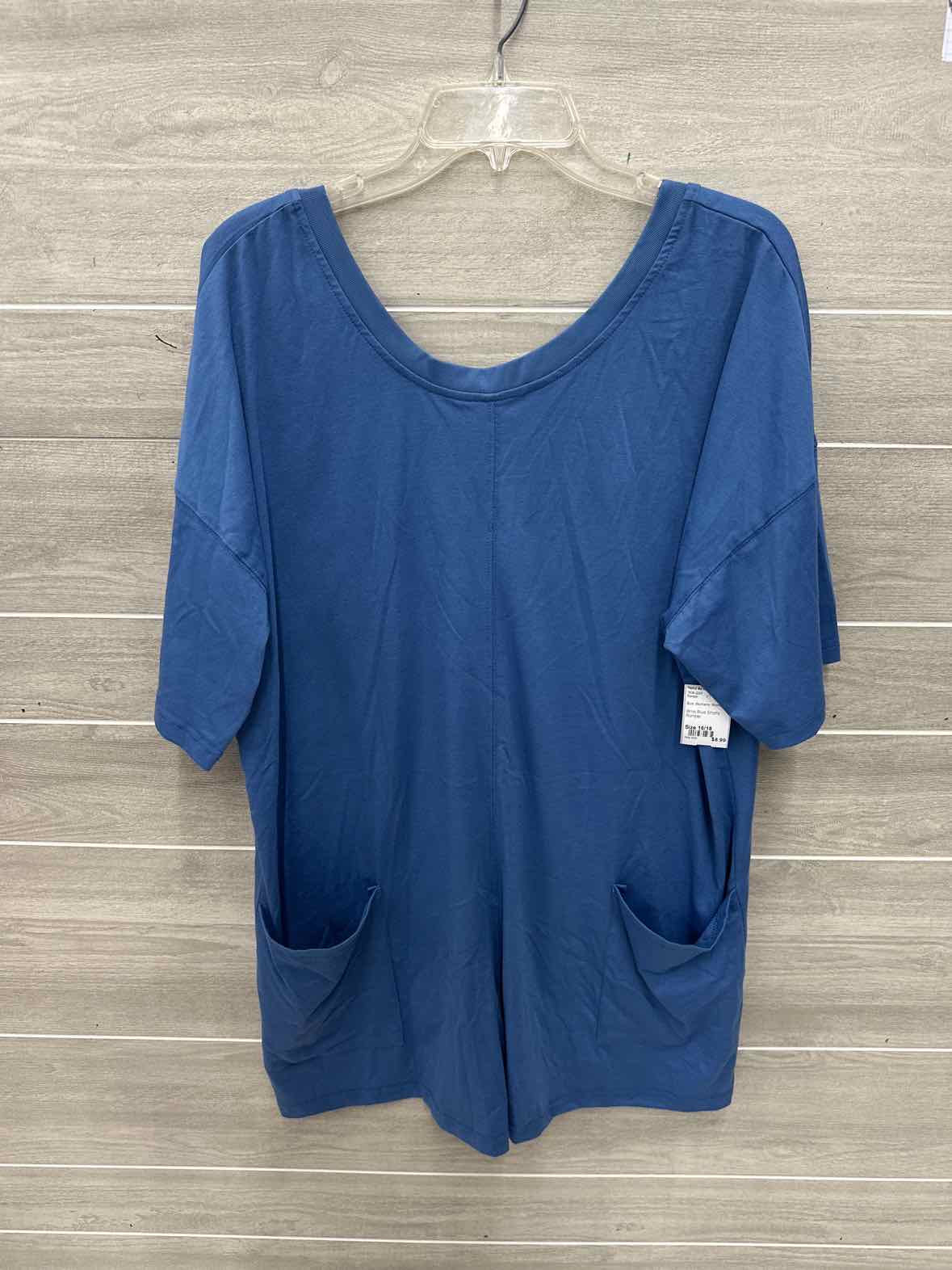 Size 16/18 Blue Womens Romper