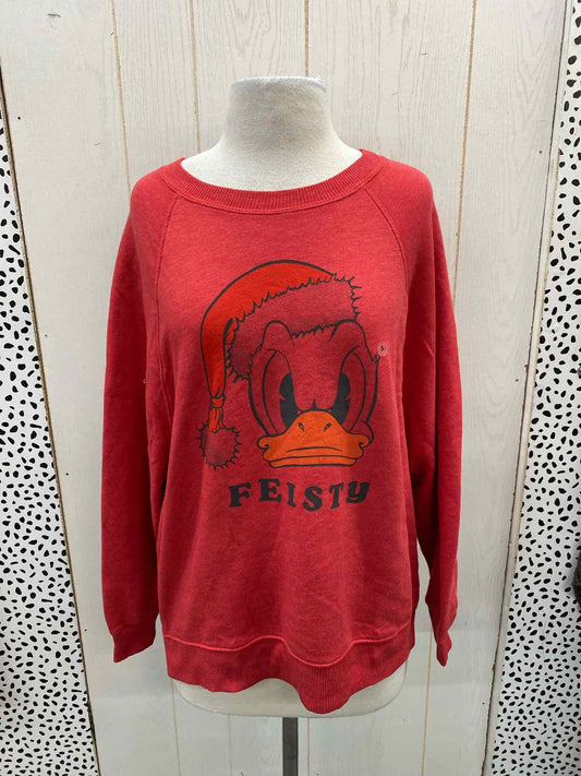 American Apparell Red Womens Size Small Sweatshirt