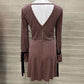 Xhilaration Size 6 Burgundy Womens Dress