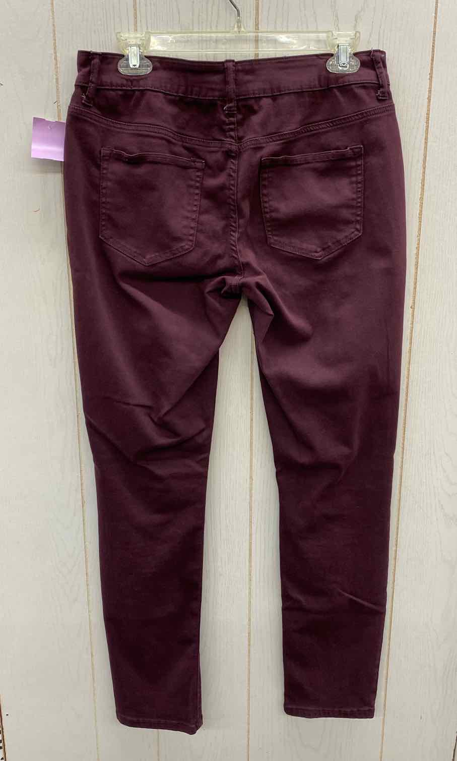 Maurices Burgundy Womens Size 10 Pants