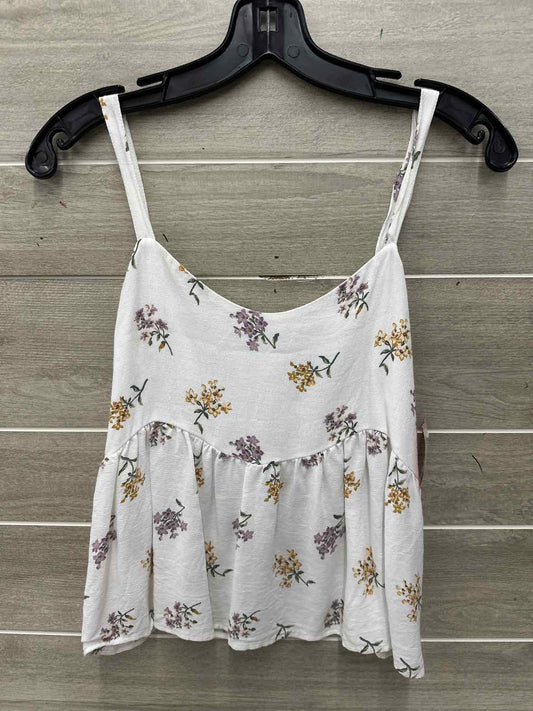 Hollister Size S White Junior Tank Top