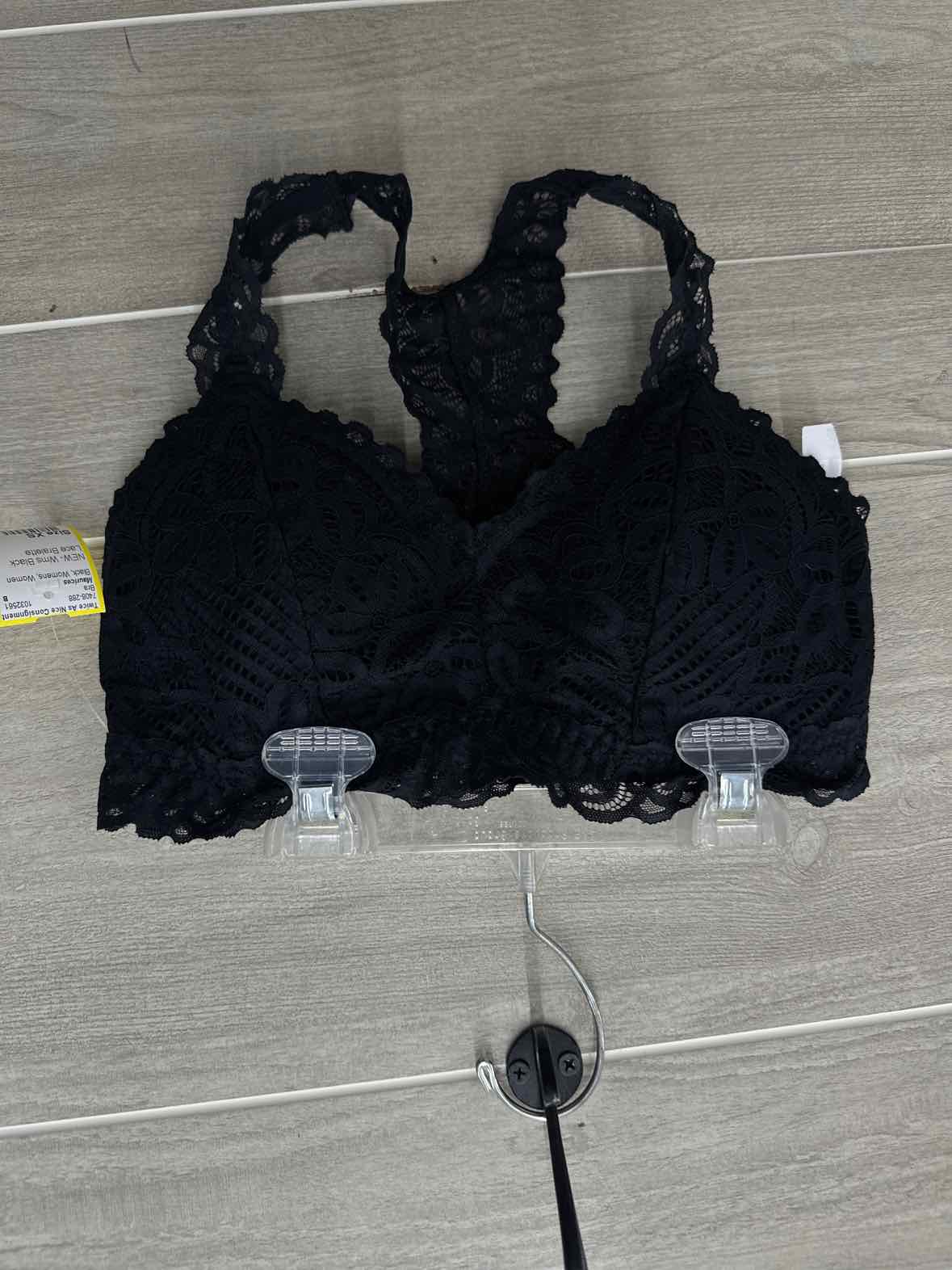Maurices Size XS Black Womens Bra