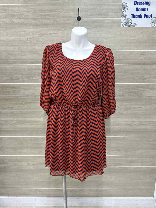 En Focus Orange Womens Women Size 18W Dress