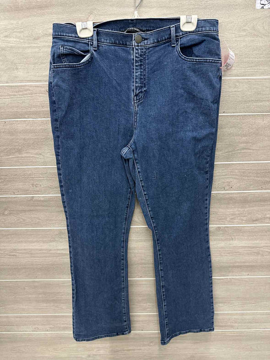 Size 18W Tall Blue Womens Jeans