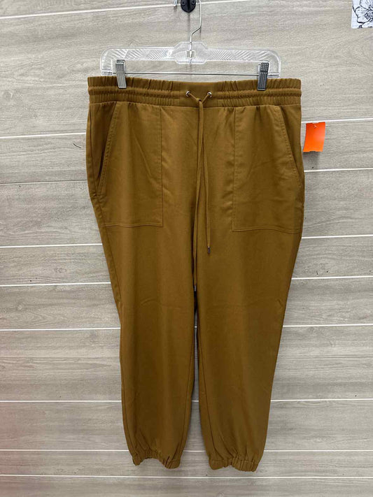 Nine West Size 12 Mustard Womens Pants