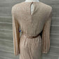 Size 6 Gold Womens Dress