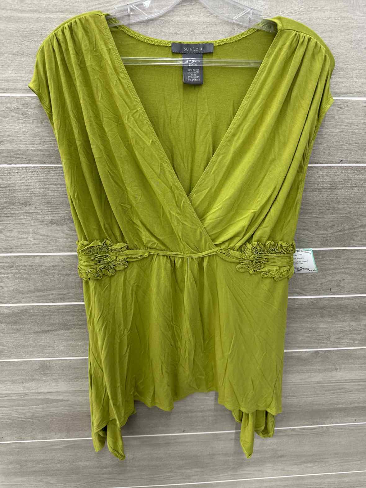 Green Womens Size M Tank Top