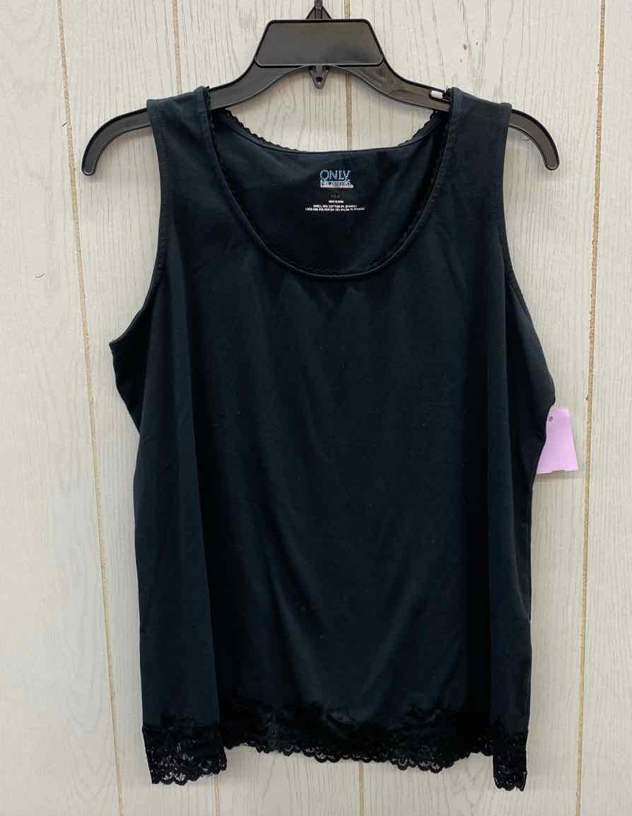 Black Womens Size L Tank Top