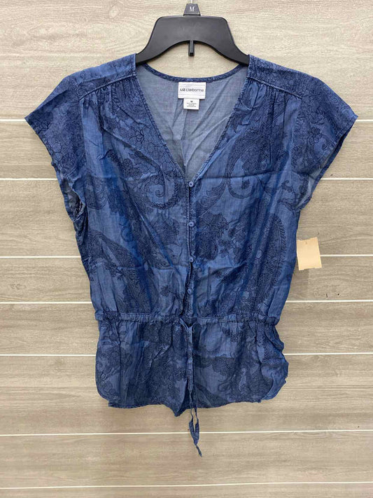 Liz Claiborne Blue Womens Size M Shirt