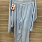 Kathy Ireland Size M Blue Womens Pant Set