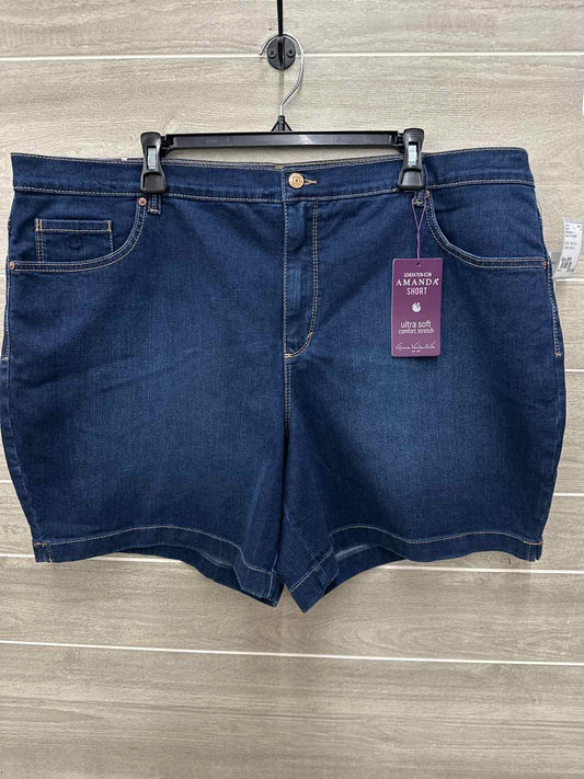 Gloria Vanderbilt Size 20W Blue Plus Shorts