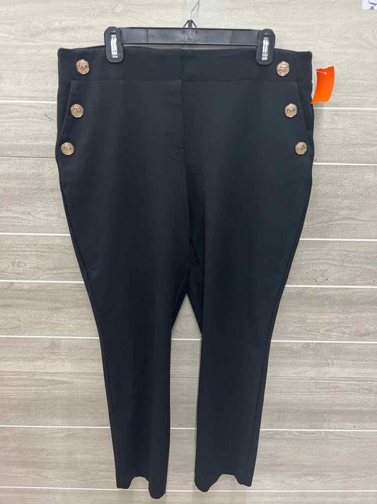 Jules & Leopold Size 16 Black Womens Pants